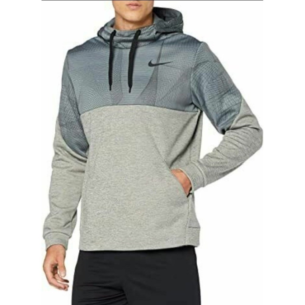 Size XXL - NWT Nike Mens Thema Fleece Pullover Gray Hoodie BV2752 063 Cozy